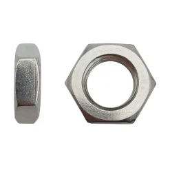 D-Work Écrou-100 Ecrous Hexagonaux Bas M10 mm - DIN 439 - Inox A2 -