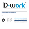 D-Work 200 Ecrous Hexagonaux HU M3 mm - 4032 - 8 - Brut -