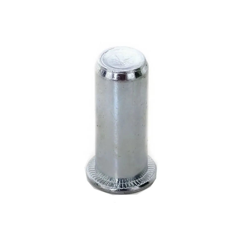 D-Work Écrou-200 Ecrous à Sertir Borgnes Tête Plate GOFIX M10 x 29 mm - Acier -