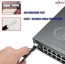 Elfcam-shop Box Domotique-Elfcam - Câble DAC SFP+ à SFP+ 10Gb - 10m, Twinax Attache Directe, Haute Performance