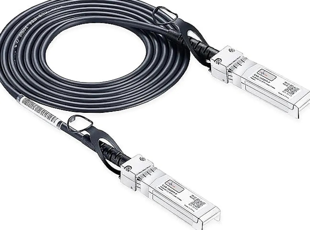 Elfcam-shop Box Domotique-Elfcam - Câble DAC SFP+ à SFP+ 10Gb - 10m, Twinax Attache Directe, Haute Performance