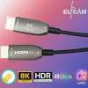 Elfcam-shop Elfcam - Câble HDMI 8K Fibre Optique 7m (Noir) - 48Gbps, HDMI 2.1, 8K 60Hz, 4K 120Hz, HDR10, eARC, PS5, Xbox, TV