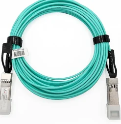 Elfcam-shop Box Domotique-Elfcam - Câble Optique Actif SFP+ à SFP+ - 100m, AOC 10 Gbit/s OM3, Ultra Performant, Réseau Professionnels, PC
