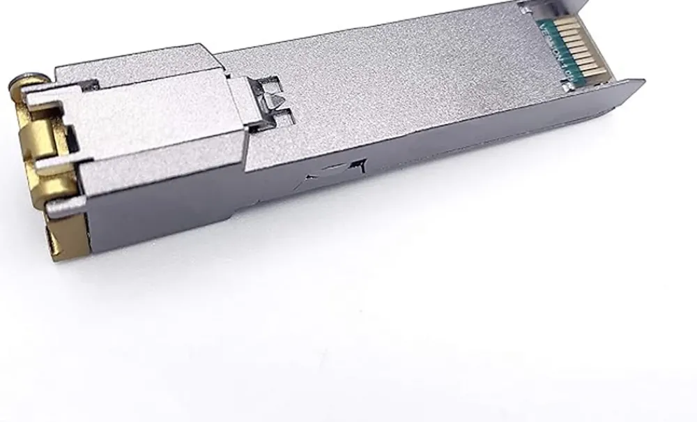 Elfcam-shop Box Domotique-Elfcam - Lot de 2 Modules SFP RJ45 Cuivre 1,25 Gbps - 10/100/1000Base-T, Transceivers Haute Compatibilité Multi-Rate