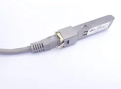 Elfcam-shop Box Domotique-Elfcam - Lot de 2 Modules SFP RJ45 Cuivre 1,25 Gbps - 10/100/1000Base-T, Transceivers Haute Compatibilité Multi-Rate