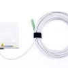 Elfcam-shop Elfcam - 10m Câble Fibre Optique SC/APC à SC/APC, Simplex Monomode 4,0mm avec PTO, Rallonge Fibre sans Perte