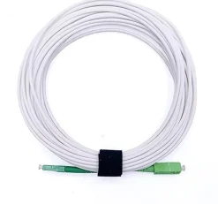 Elfcam-shop Câble, Fil Et Cordon D'Alimentation-Elfcam - 35m Câble Fibre Optique SC/APC à SC/APC, Simplex Monomode 4,0mm avec PTO, Rallonge Fibre sans Perte