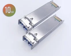 Elfcam-shop Elfcam - 2 Modules SFP 1,25 Gbps LC/UPC Duplex Monomode OS2 1310nm, 10 km, Transceivers Fibre Optique Performants
