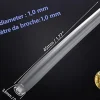Elfcam-shop Elfcam - Smoove Transparent 40mm Lot 100, Protection d'Épissure Fibre Optique Thermo-rétractable (Nanchon)