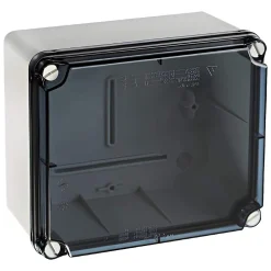 Ide Boîte De Dérivation-Elt171 Boite étanche Ip67 Avec Couvercle Transparent - Bord Lisse - Hxlxp 156x180x100