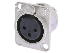 Neutrik Câble Et Connectique Audio-Embase XLR 3 points femelle type D