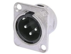 Neutrik Câble Et Connectique Audio-Embase XLR 3 points male type D