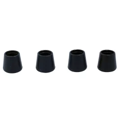 Diall Patin, Feutre Et Embout-Embout en caoutchouc 20 mm x 4, noir
