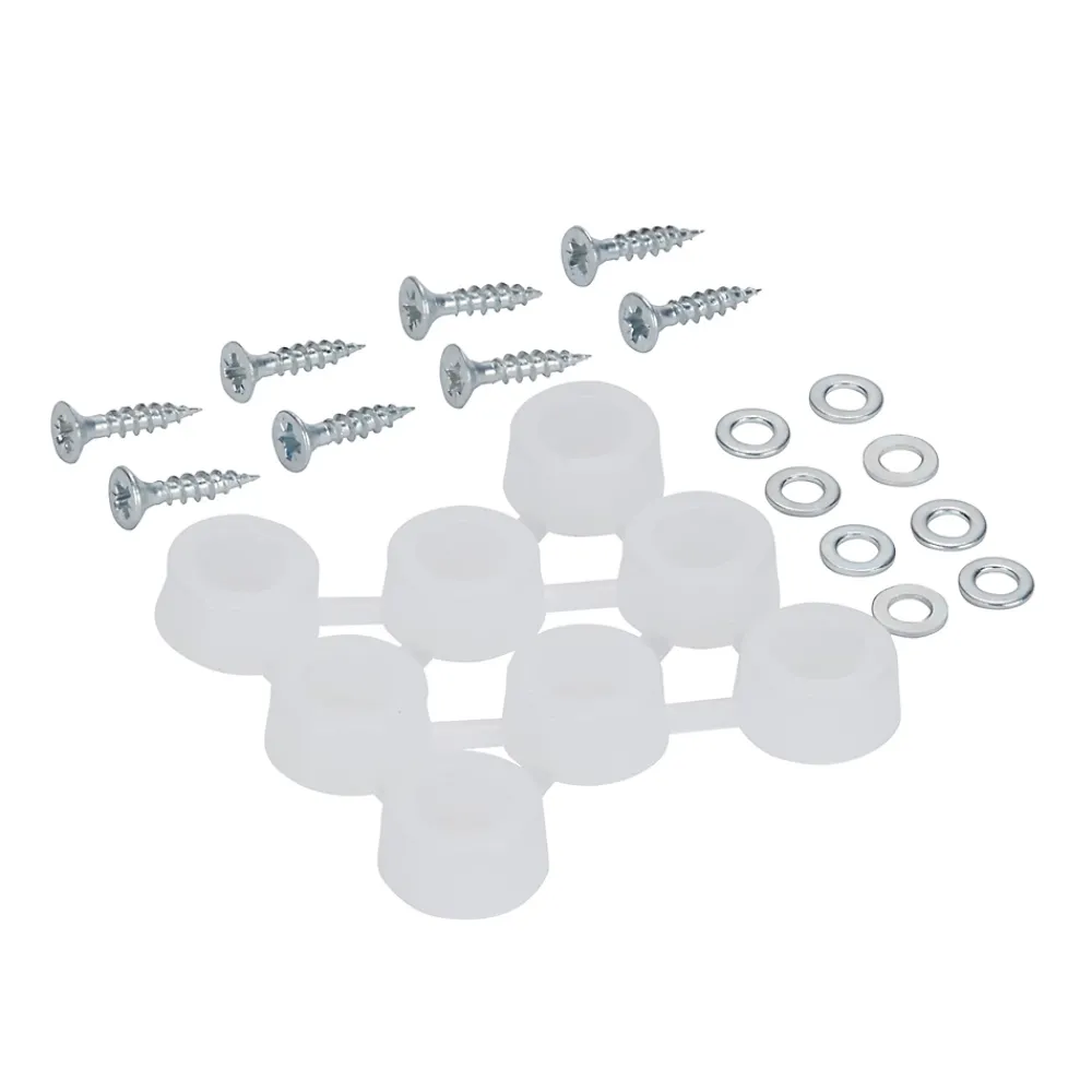 Diall Patin, Feutre Et Embout-Embout en plastique 17 mm x 8, transparent