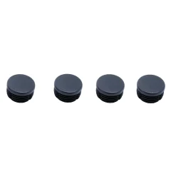 Diall Embout en plastique 22/23 mm x 4, noir