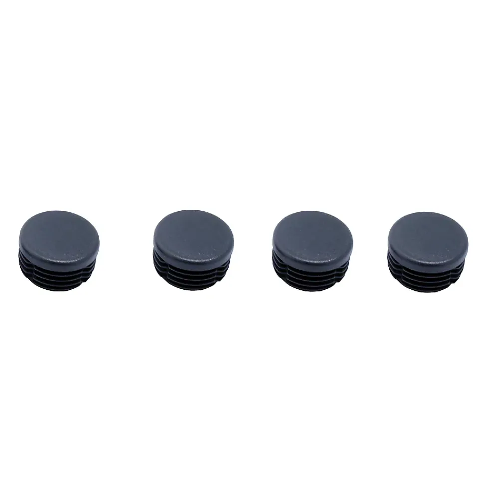 Diall Embout en plastique 22/23 mm x 4, noir