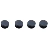 Diall Patin, Feutre Et Embout-Embout en plastique 25/26 mm x 4, noir