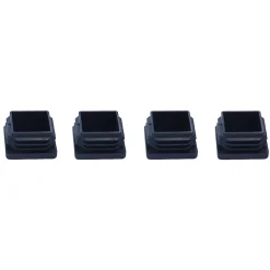 Diall Embout en plastique 22 x 22 mm x 4, noir