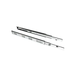Emuca Jeu de coulisses à billes à sorties totale avec supports, hauteur 45mm, longueur 300mm, Acier, Zingué