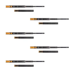 Emuca Lot de 5 jeux de Coulisses pour tiroirs, roulement à billes, hauteur 45mm, profondeur 450mm, sortie totale, fermeture