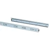 Emuca Lot de 5 jeux de glissières de tiroirs, roulement à billes, hauteur 45mm, profondeur 500mm, sortie totale, zingué
