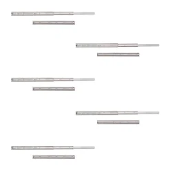 Emuca Lot de 5 jeux de glissières de tiroirs, roulement à billes, hauteur 45mm, profondeur 500mm, sortie totale, zingué