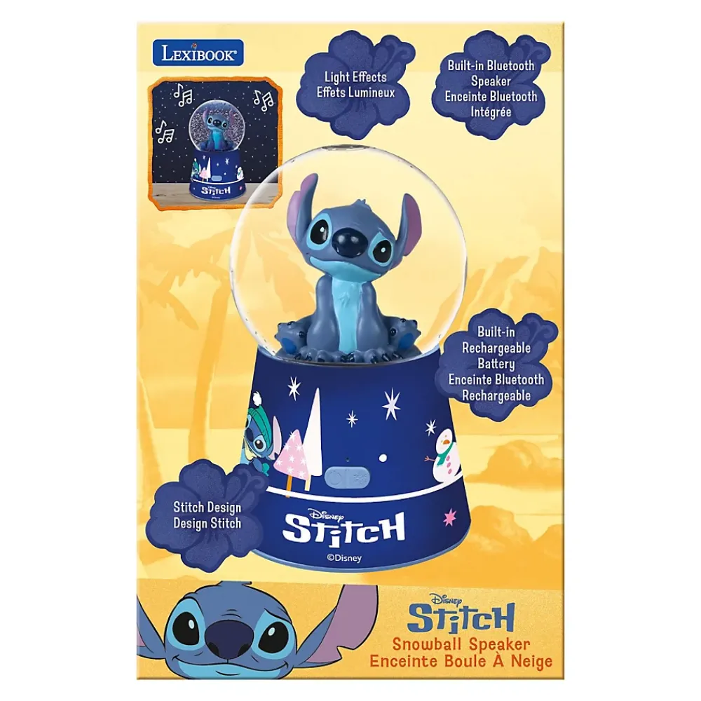 Lexibook Enceinte, Écouteur Et Casque-Enceinte Bluetooth Boule à neige Stitch
