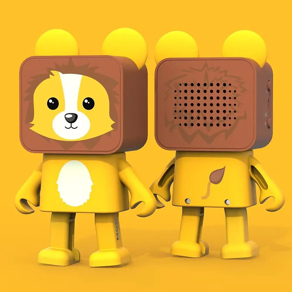 Mobility On Board Enceinte, Écouteur Et Casque-Enceinte Bluetooth Dancing Lion - - Enceinte Bluetooth Lion Jaune
