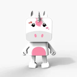Mobility On Board Enceinte, Écouteur Et Casque-Enceinte Bluetooth Dancing Licorne - - Enceinte Bluetooth Licorne Blanc