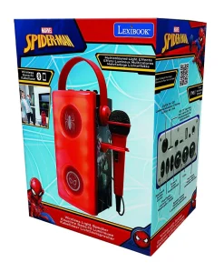 Lexibook Enceinte Bluetooth lumineuse avec micro Spiderman