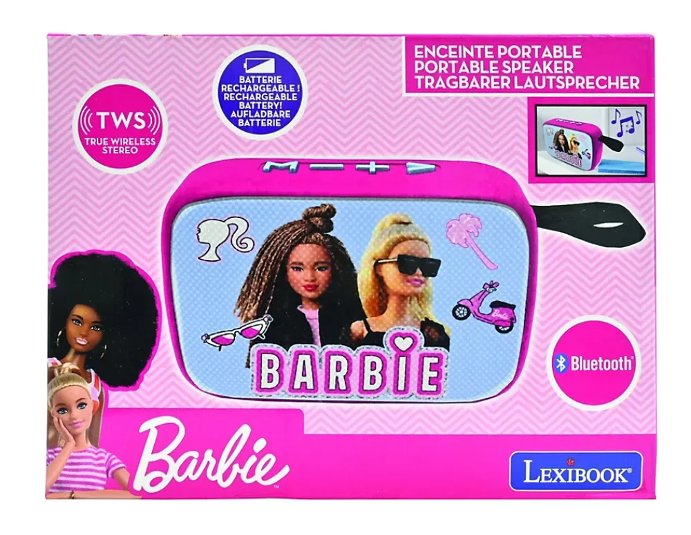 Lexibook Enceinte Bluetooth portable Barbie