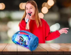 Lexibook Enceinte, Écouteur Et Casque-Enceinte Bluetooth Sans-Fil Lumineuse avec Micro Stitch