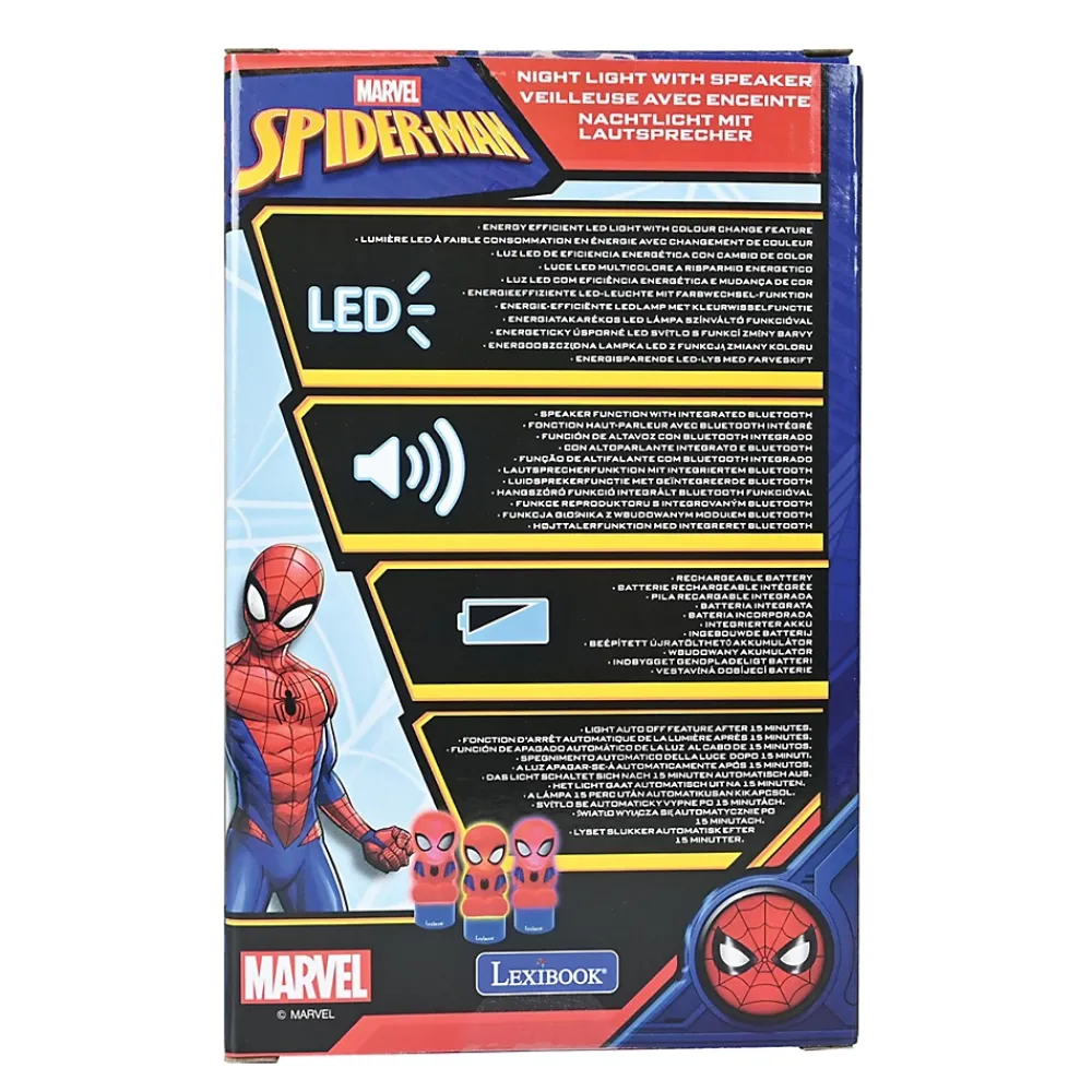Lexibook Enceinte Bluetooth veilleuse Spiderman