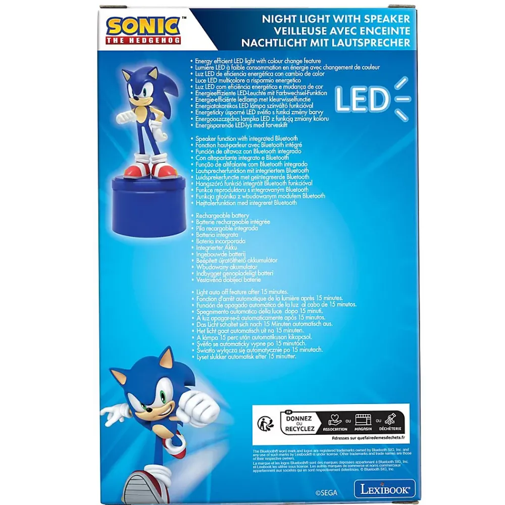 Lexibook Enceinte Bluetooth veilleuse Sonic