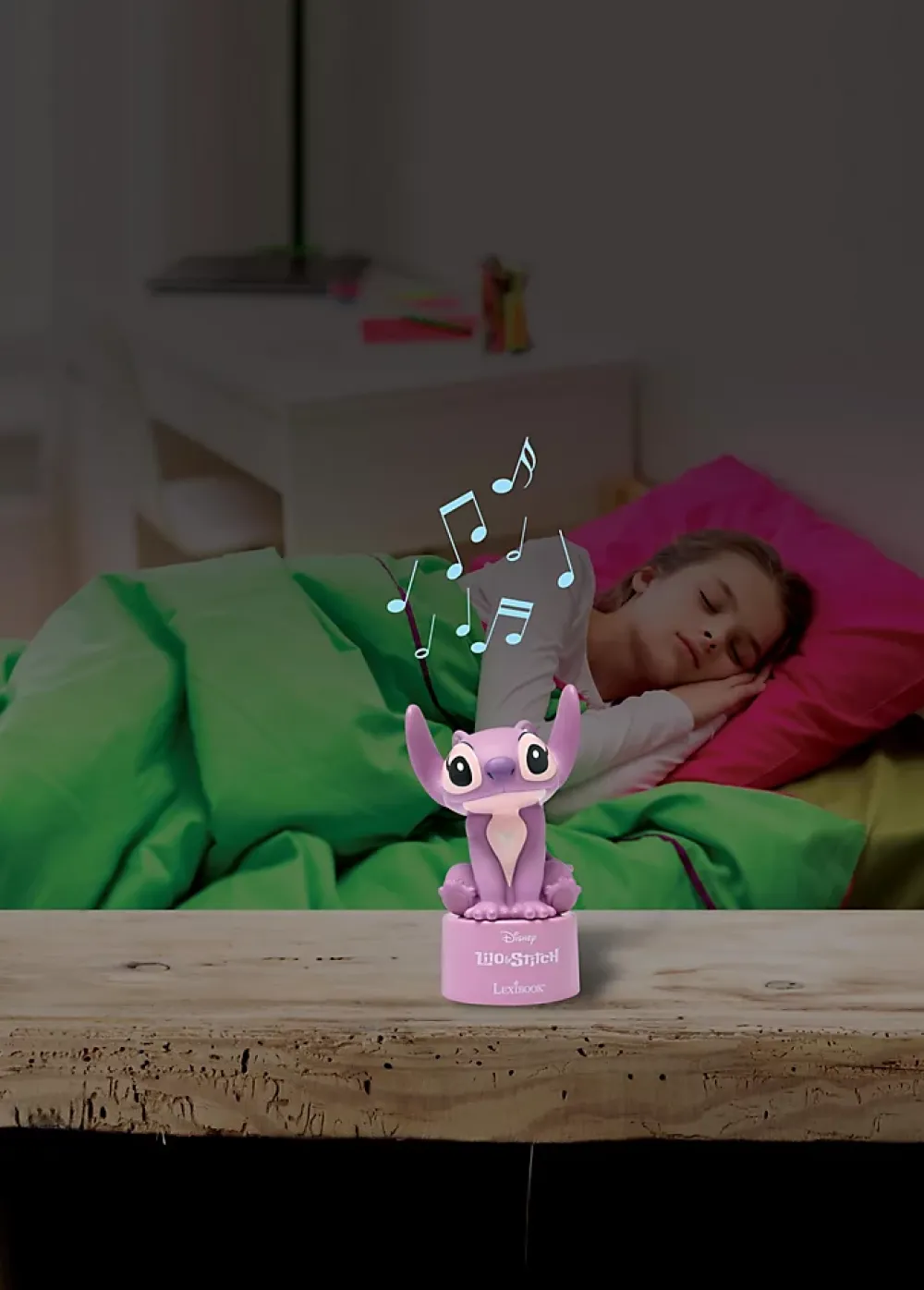 Lexibook Enceinte, Écouteur Et Casque-Enceinte Bluetooth veilleuse Angel