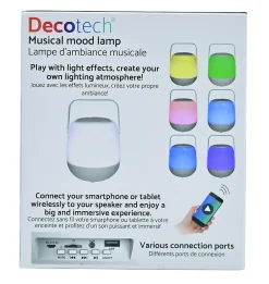 Lexibook Enceinte, Écouteur Et Casque-Enceinte portable Decotech avec effets lumineux