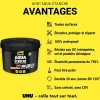 UHU Etanchéité Des Fondations|Etanchéité Du Mur Intérieur-Enduit d'étanchéité noir Aqua étanche, seau de 2,5L