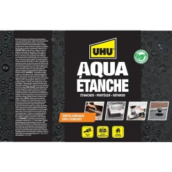 UHU Enduit d'étanchéité noir Aqua étanche pot de 750 ml