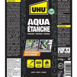 UHU Enduit d'étanchéité noir Aqua étanche cartouche de 310g