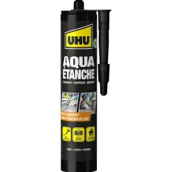UHU Enduit d'étanchéité noir Aqua étanche cartouche de 310g