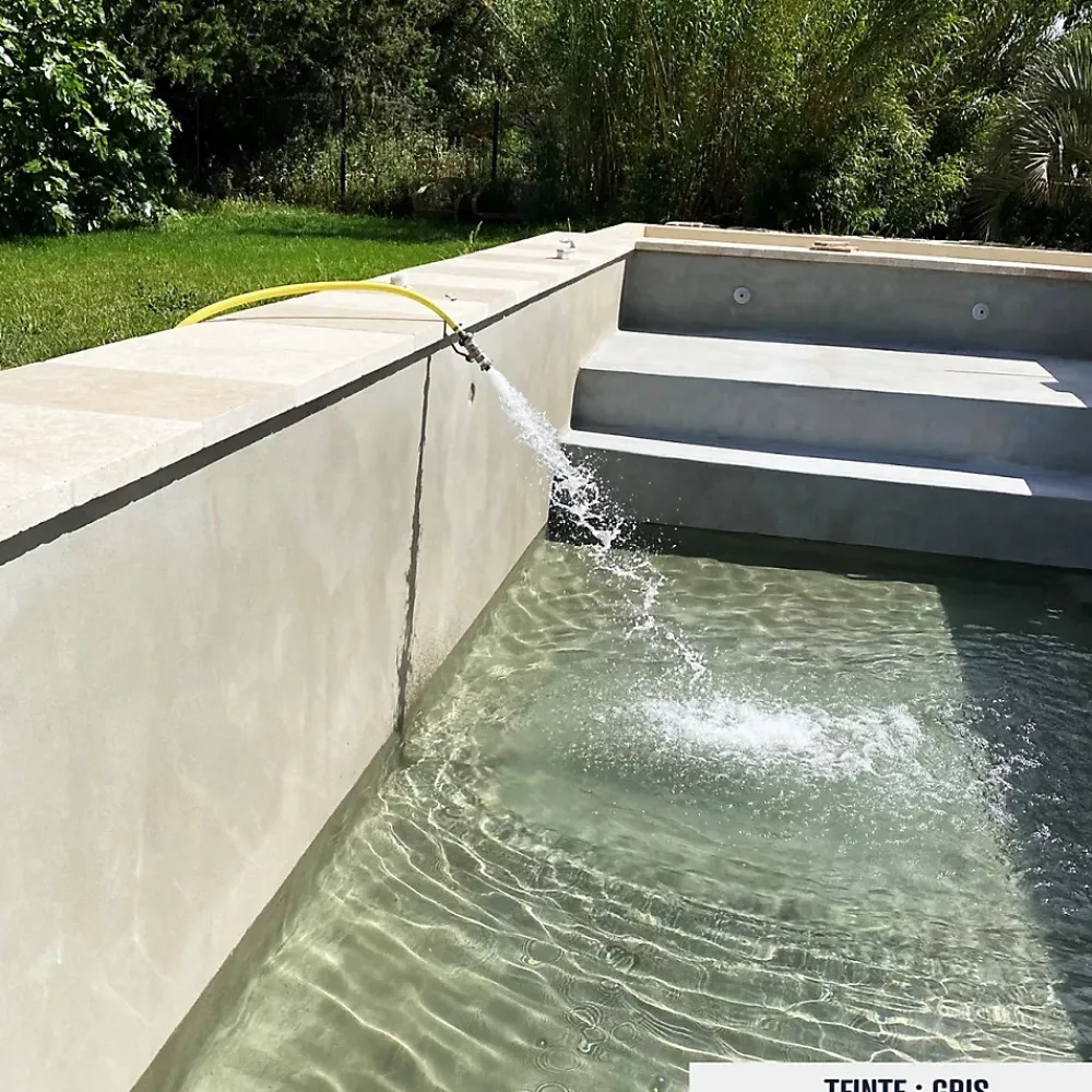 Arcane Industries Etanchéité Des Fondations-Enduit Piscine Hydrofuge - Etanchéité Piscine & Cuvelage : ARCACIM PISCINE Gris - 25 kg -