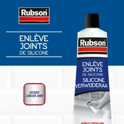 Rubson Mastic, Cartouche Joint Et Silicone-Enlève joints Easy Service tube 80ml