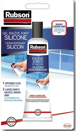 Rubson Mastic, Cartouche Joint Et Silicone-Enlève joints Easy Service tube 80ml