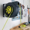 Diall Enrouleur Électrique-Enrouleur automatique de câble mural H05VVF 3G 1,5mm² 15m