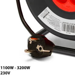 Velamp Enrouleur bricolage, 4 prises, 40 mètres, 3G1.5mm2, NF