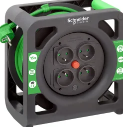 Schneider Electric Enrouleur compact 15m 4 prises 2P+T IP20 - Schneider