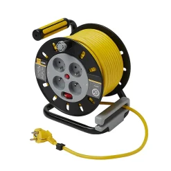Diall Enrouleur de bricolage HO5VVF 3G1.5mm² 25m
