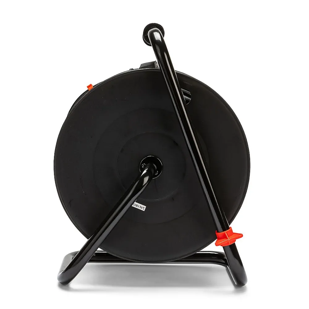 Velamp Enrouleur Électrique-Enrouleur de câble DIY 4 prises Schuko standards, câble H05VV-F3G1.5MM2, 40M ,CE