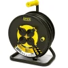 Velamp Enrouleur de câble électrique professionnel, 4 prises et prise Schuko, H07RN-F3G2.5MM2, 25M , GS (TUV)- IP44.