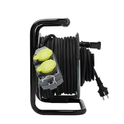 Masterplug Enrouleur de chantier Diall 27/3M H07RNF 3G1 5mm²